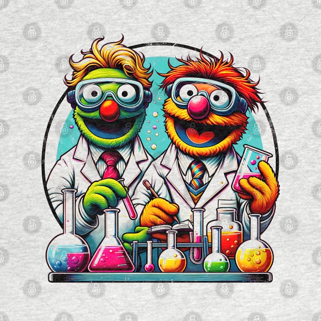 Muppet Science Shenanigans: Funny Muppets T-shirt by Klimek Prints